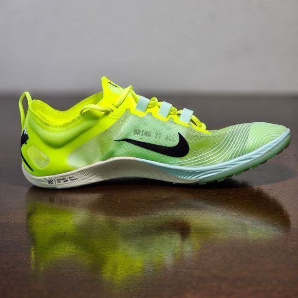 Nike Zoom Victory Waffle 5 Track Running Shoes Volt Black AJ0846-702 women’s 6.5 - Picture 8 of 16